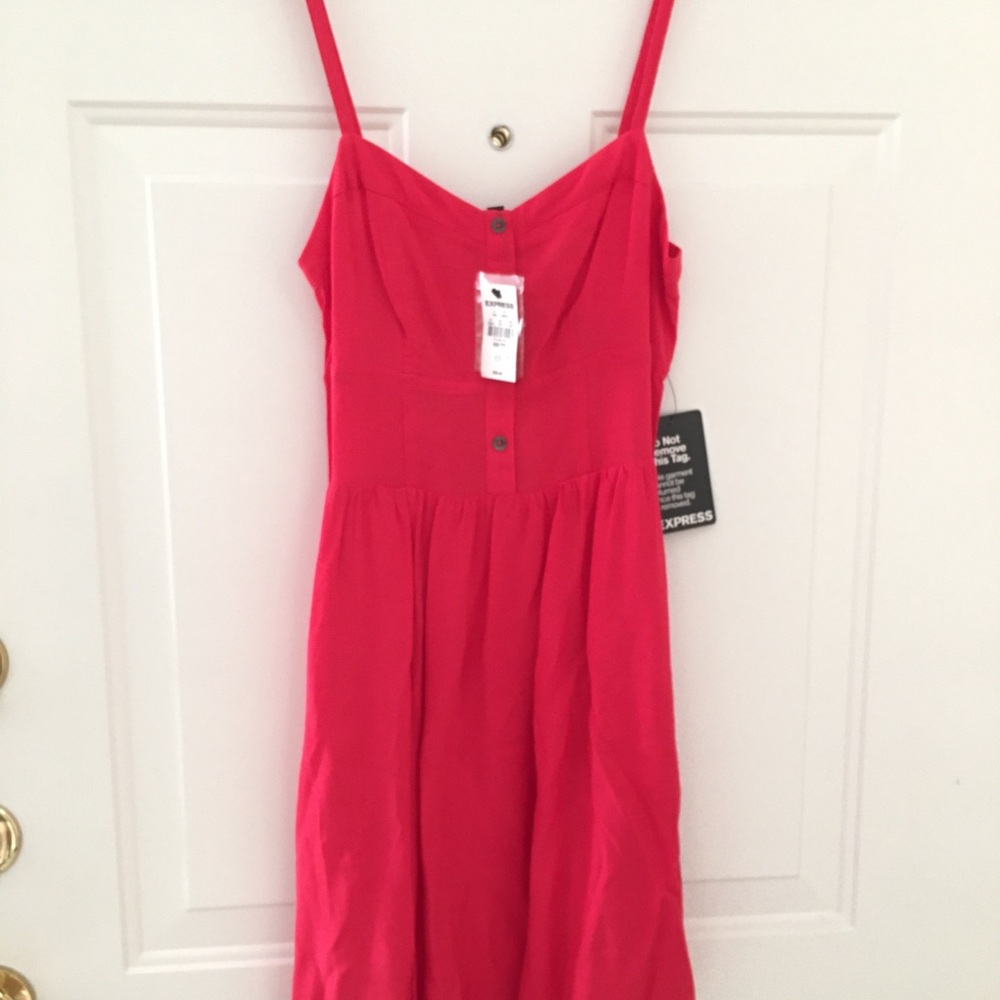 Express mini dress Coral - Picture 3 of 8